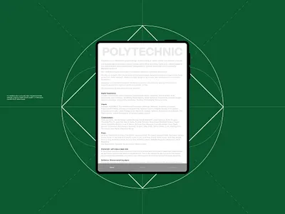 Polytechnic: дизайн-полиграфии ui