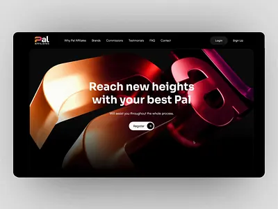 Crypto Landing Page Design | Web App crypto landing crypto website dark mode website landing landing page design modern website design ui ux web design website redesign