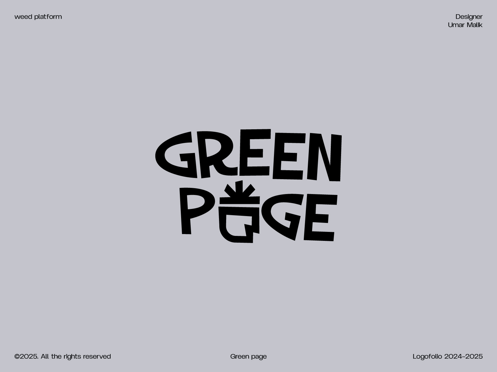 Custom Logotype (Green Page) - Logos & Marks Vol.07 (2024–2025) branding clean logo custom logotype design graphic design logo logo design logomark logotype mega malik modern logo playful logo typography mark