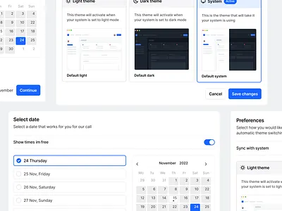 Stratis UI - Modal components app calendar cards clean component design details form interface minimal modal overlay product simple ui ui design ui kit ux ux design web