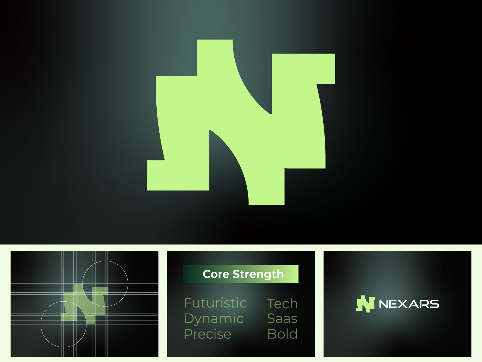 Example of Saas technology logo and Branding design for Nexars