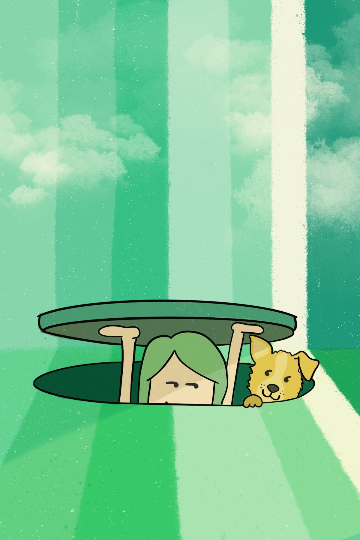 Naughty kids art character design dog drawing graphic design illustration naughty playful solid vector