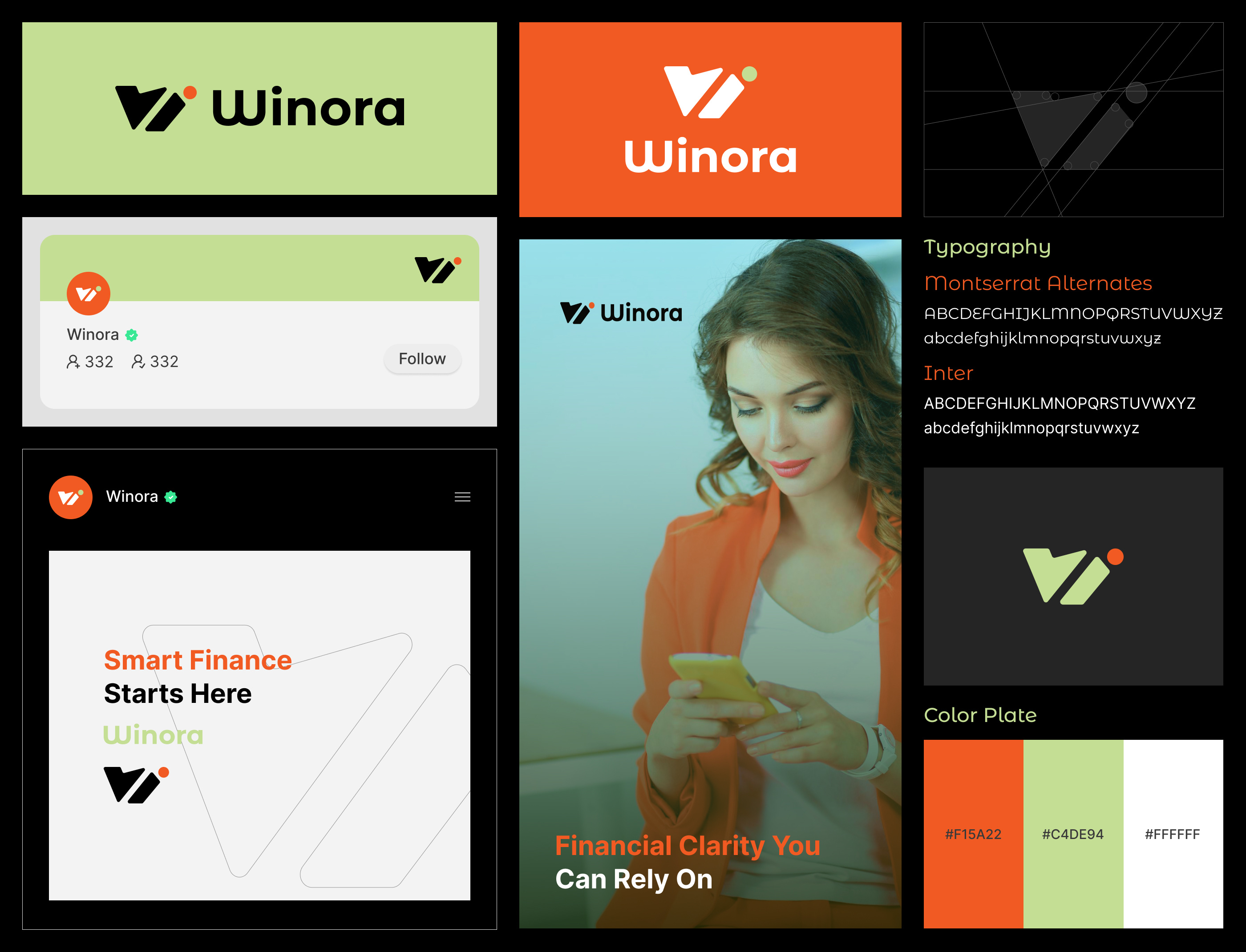 Winora / Finance logo design / Brand identity banking brand identity brand sign brand sine branding dribbble finance finance logo financial logo graphic design logo payment socialmedia design transaction