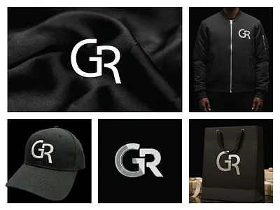 GR — Modern Luxury Monogram Identity apparelbrand blackbranding branding fashionlogo grlogo jamilhasan logodesign luxurybranding minimallogo modernidentity monogramlogo premiumdesign