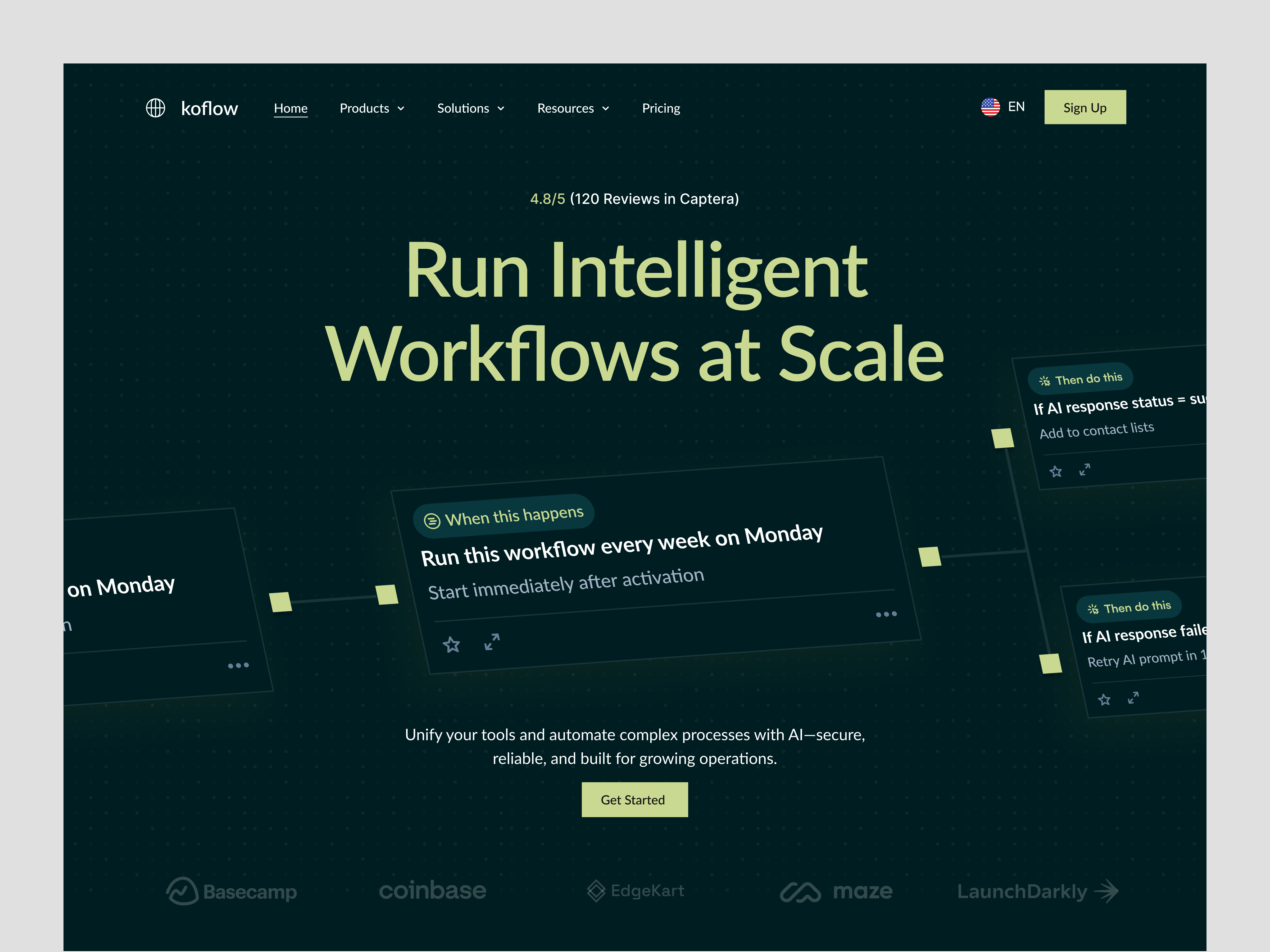 Workflow Automation Featured Landing Page automation company design featured landing page minimal modern product tech company tech company web technology ui ui design ux design website work workflow workflow automation workflow automation web
