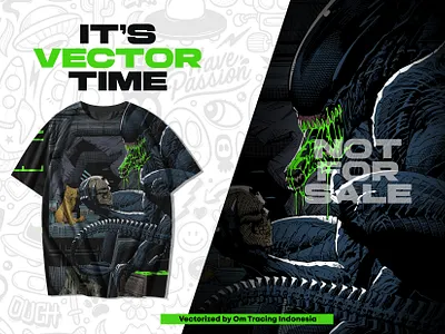 ALIENS - Design for Client 12 artwork character design character illustration comic style commission cover art drawing graphic design ilustracion ilustration monster project vector vectorize
