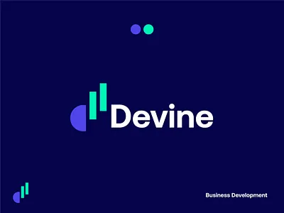 business development logo, D Devine it logo brand identity branding business developmnet logo business logo d logo develop logo devine for business logo designer logos rank logo