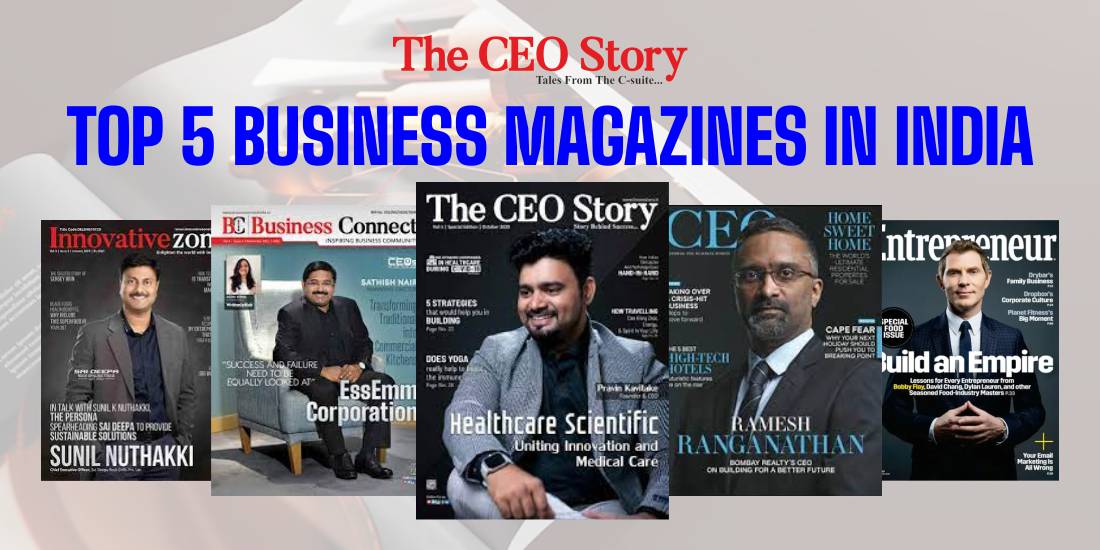 Top 5 Business Magazines In India By The CEO Story On Dribbble