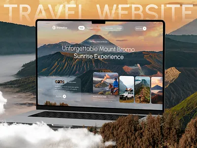Modern Travel Booking UI Design booking platform clean layout landing page minimal ui modernui tourism travel agency travel booking travel website ui design ux design vacation web design web ui
