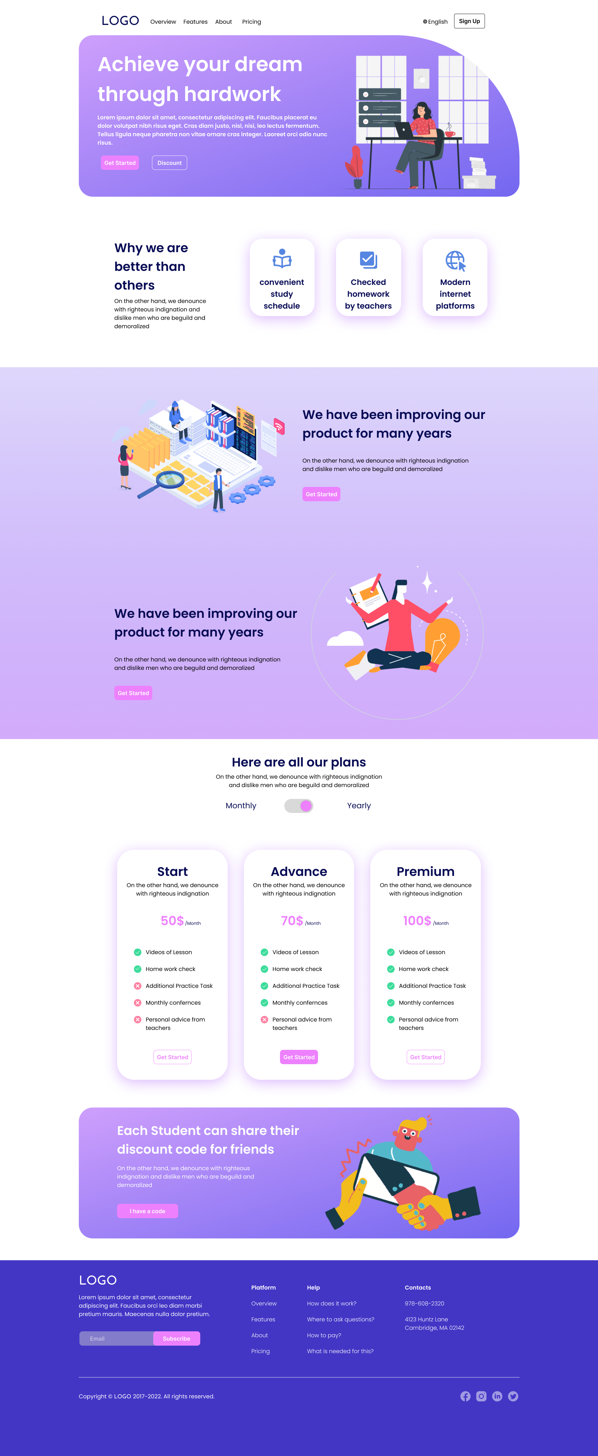 Landing Page graphic design landing page ui ui design ui layout