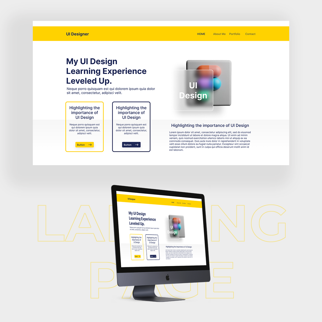 Landing Page branding graphic design ui ui design ui layouts
