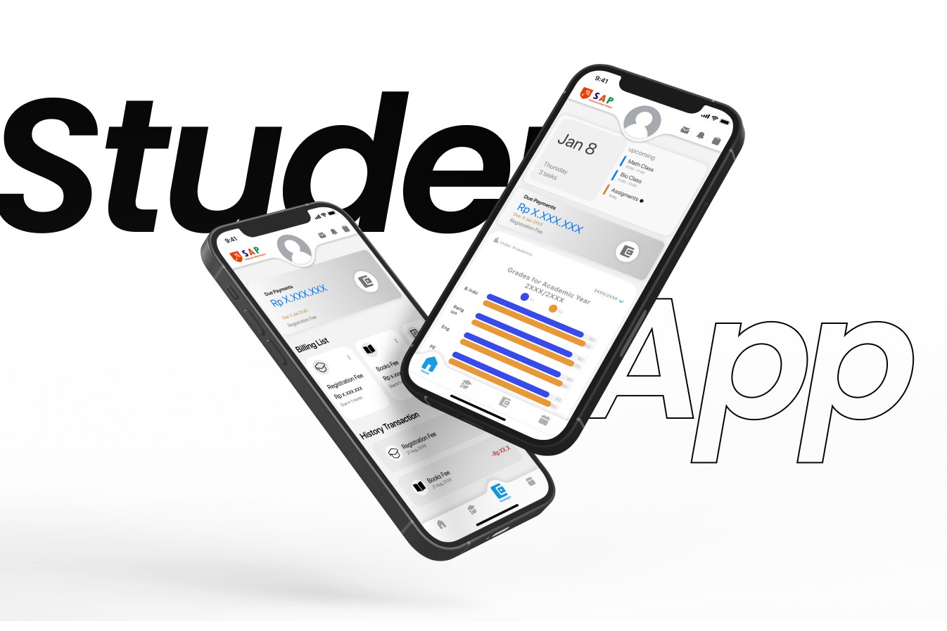Student App Concept app graphic design ui ux