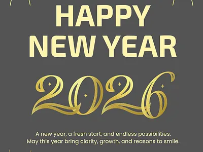 Happy New Year 🎊 branding graphic design