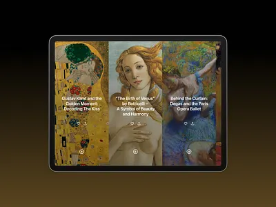 Art app app design ios iphone ui ux
