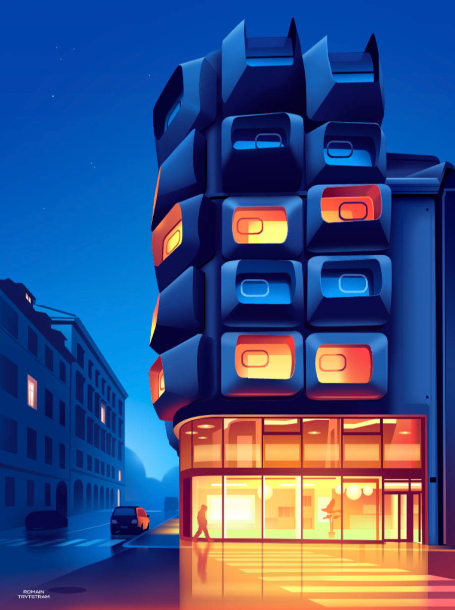 Argos residence / zaha hadid architects architects architecture city editorial editorial architecture illustration lifestyle light lighting zahahadid