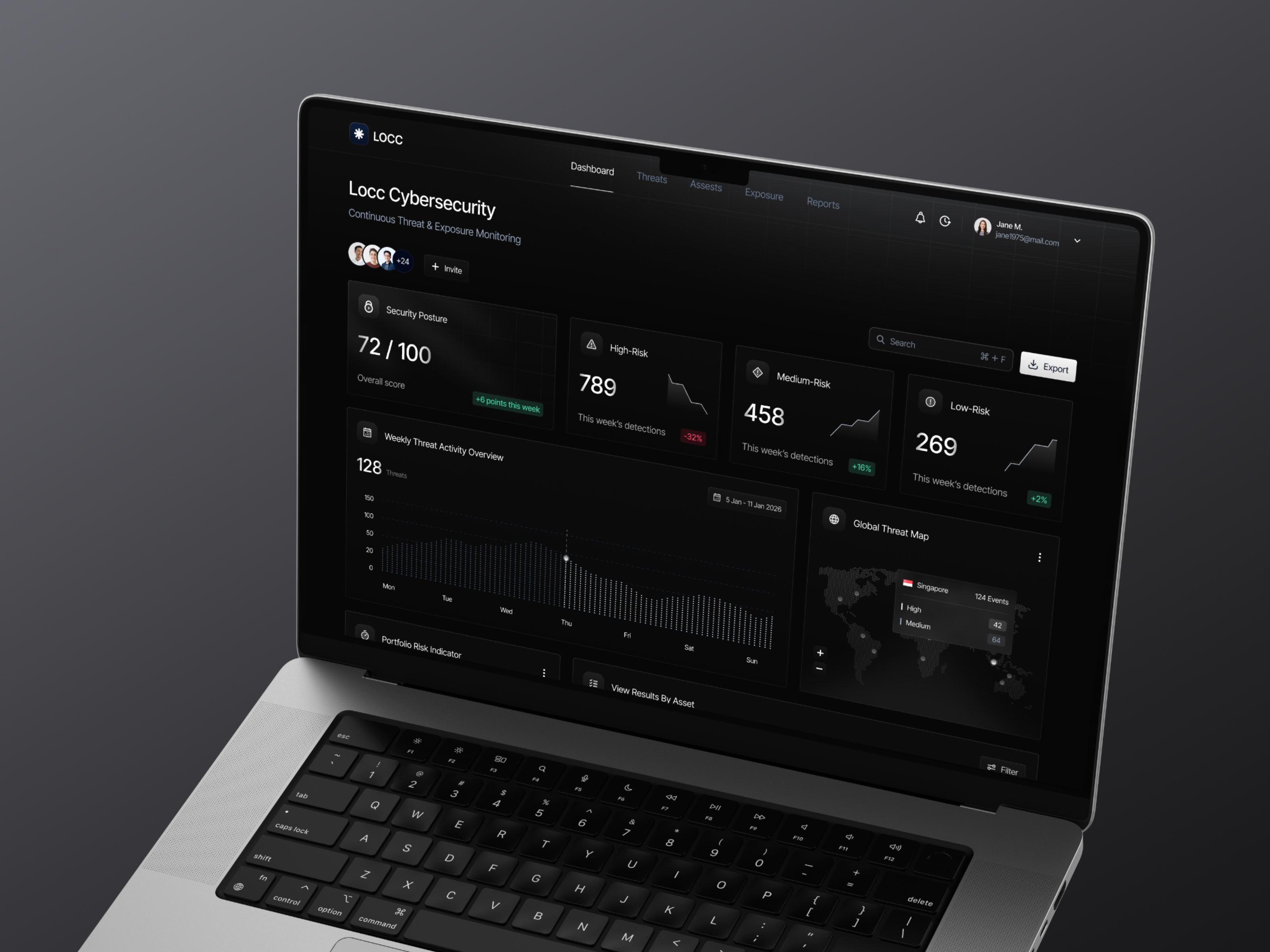 Example of Web App / Dashboard Design
