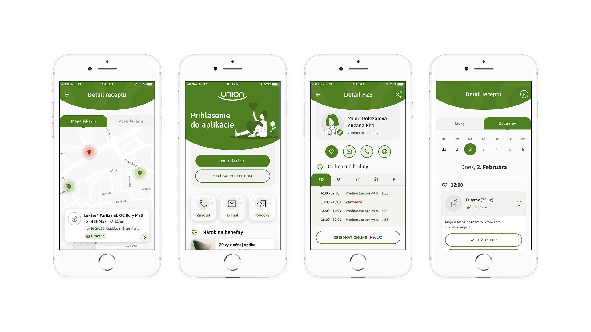 UNION (not only) the health insurance - App redesign app branding design illustration inspiration minimal ui ux