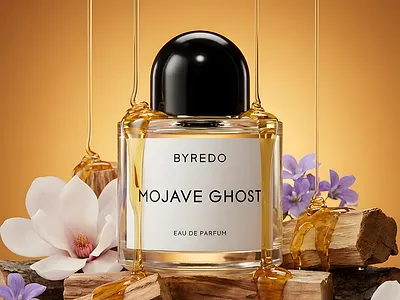 Byredo Mojave Ghost product visualisation 3d 3dmodeling branding c4d cinema4d design graphic design illustration logo redshift ui