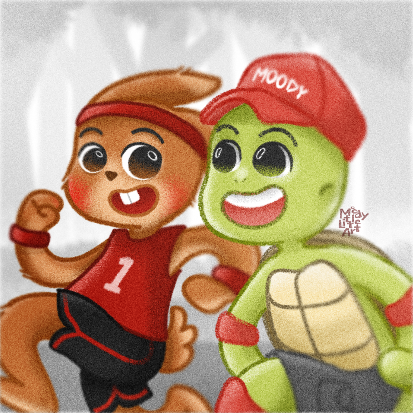 Children Book Illustration | Rabbit and Turtle book cover book cover design book illustration book story children book children book illustration illustration ilustrasi