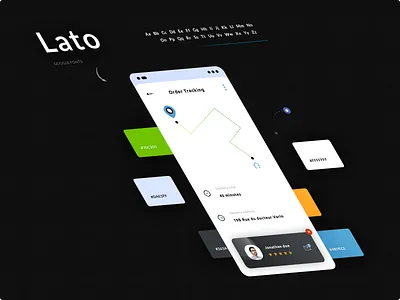 Lato app application brand branding color schemes feedback stars fonts fmaily graphic design icon set illustrator ai lato adobe fonts mockup open source fonts photoshop psd pins map location print designer senior designer tittle body txt typeface typo typography ufo error 404 ui ux designer