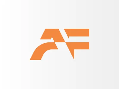 Letter AF Logo Design af af logo brand identity branding brandmark design icon initial af letter af logo logo design logo designer logomark