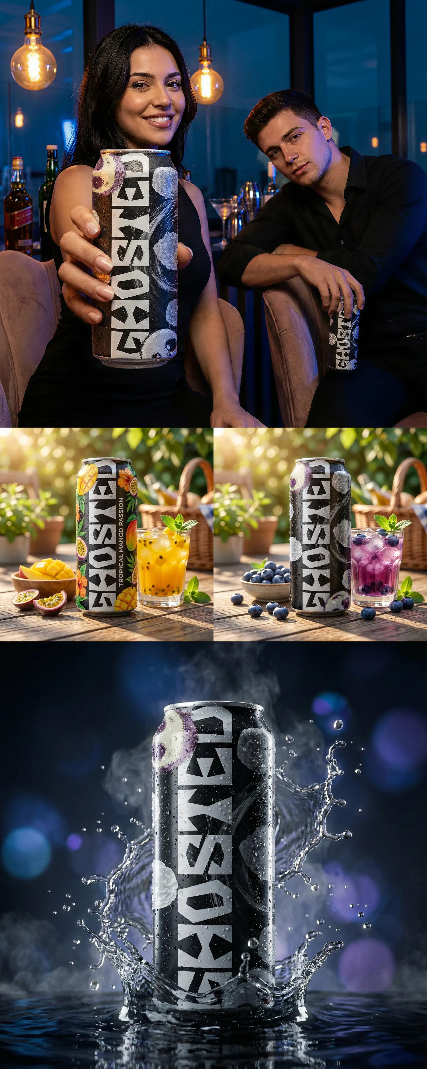 Beverages Branding | Packaging | Logo - Designs beverage branding beverages branding e commerce packaging energy drink foods beverages graphic design illustration label designing lifestyle images logo logo designing package branding packaging product packaging rebranding typography typography design visual identity