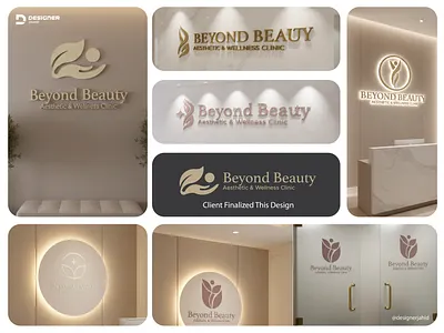 Logo Design Case Study for the USA Client Beauty Clinic 2026. aurbadik logo beauty clinic logo beyond beauty logo branding clinic logo combination mark logo creative logo dna logo graphic design illustration leaf logo letter b logo logo luxury logo modern logo monogram logo new logo organic logo premium logo vector