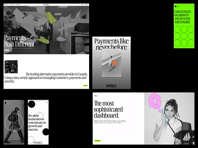 Payments Platform - Exploration fashion fintech homepage landing luxury marketing ui web website