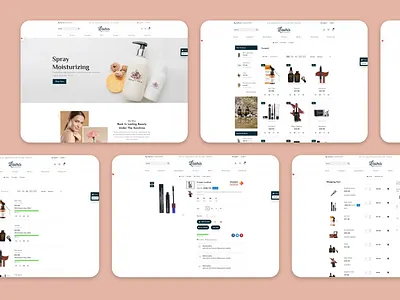 🌸 Laura Cosmetics – Beauty E-commerce Website UI beautyecommerce beautywebsitedesign cleanuidesign cosmeticswebsite ecommercewebdesign luxurybeautyui modernwebui productdetailpage productlistingui responsivewebsitedesign skincareui uxdesignforecommerce
