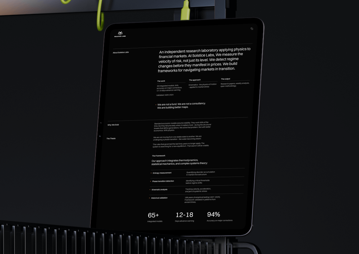 Example of Landing Page Development