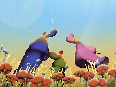 2D INTRO for the website 2d animation character design concept art illustration promo