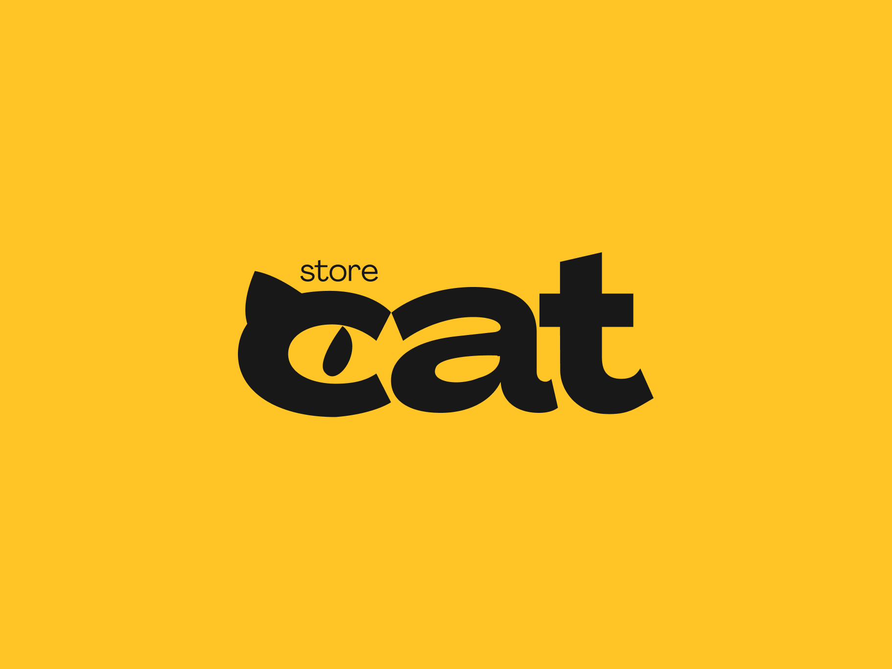 Cat Store - Logo Identity brand design brand identity brand identity design branding cat cat food cat logo cat lover cat store design ecommerce logo logo design logo design and branding logo mark logo type minimal pet care pet logo visual identity