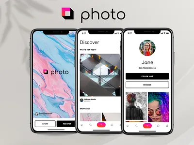 Photo Mobile app design and Development app app design app developer app development branding design design and development illustration logo ui