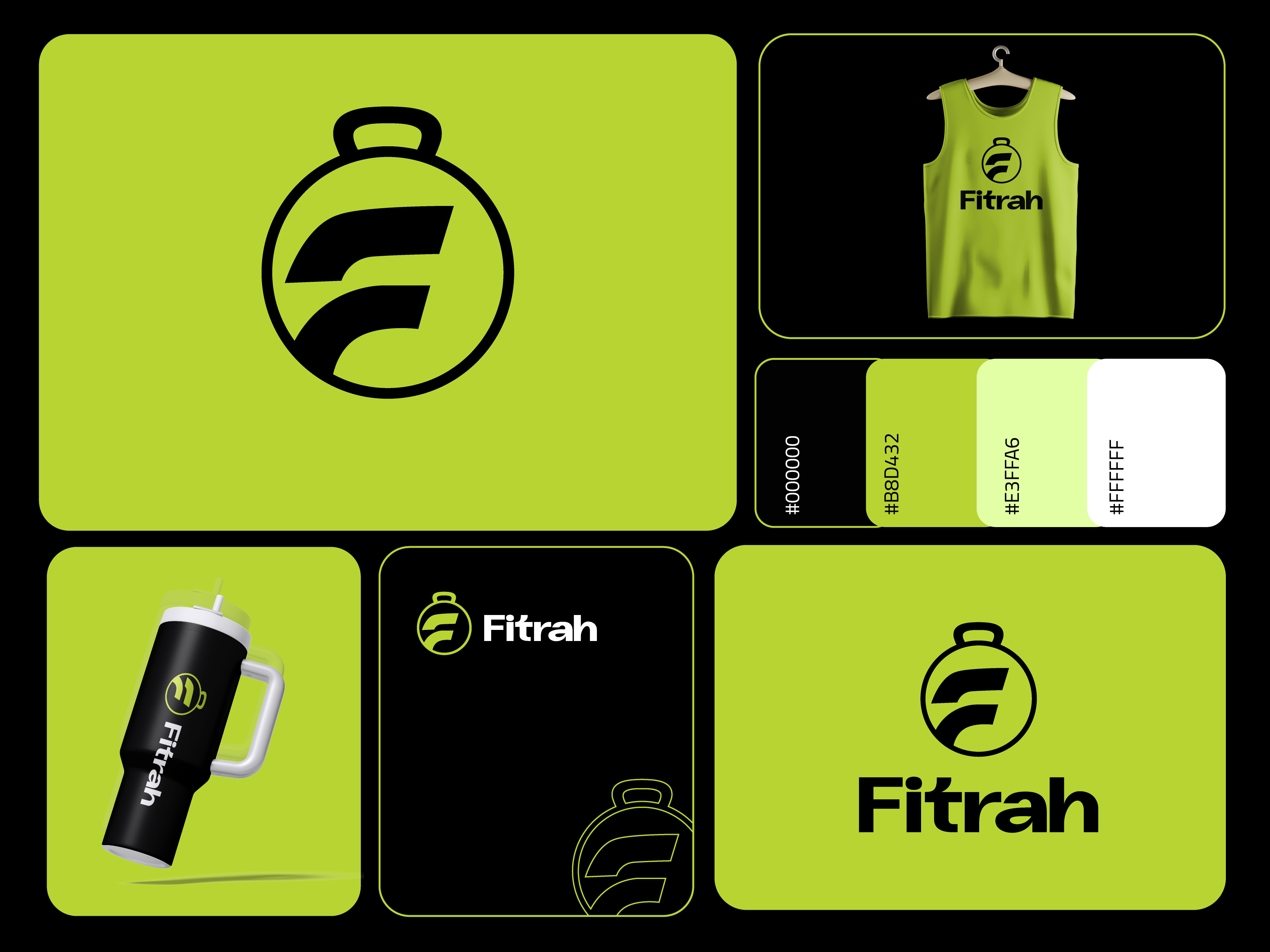Example of Fitness Logo Identity Design