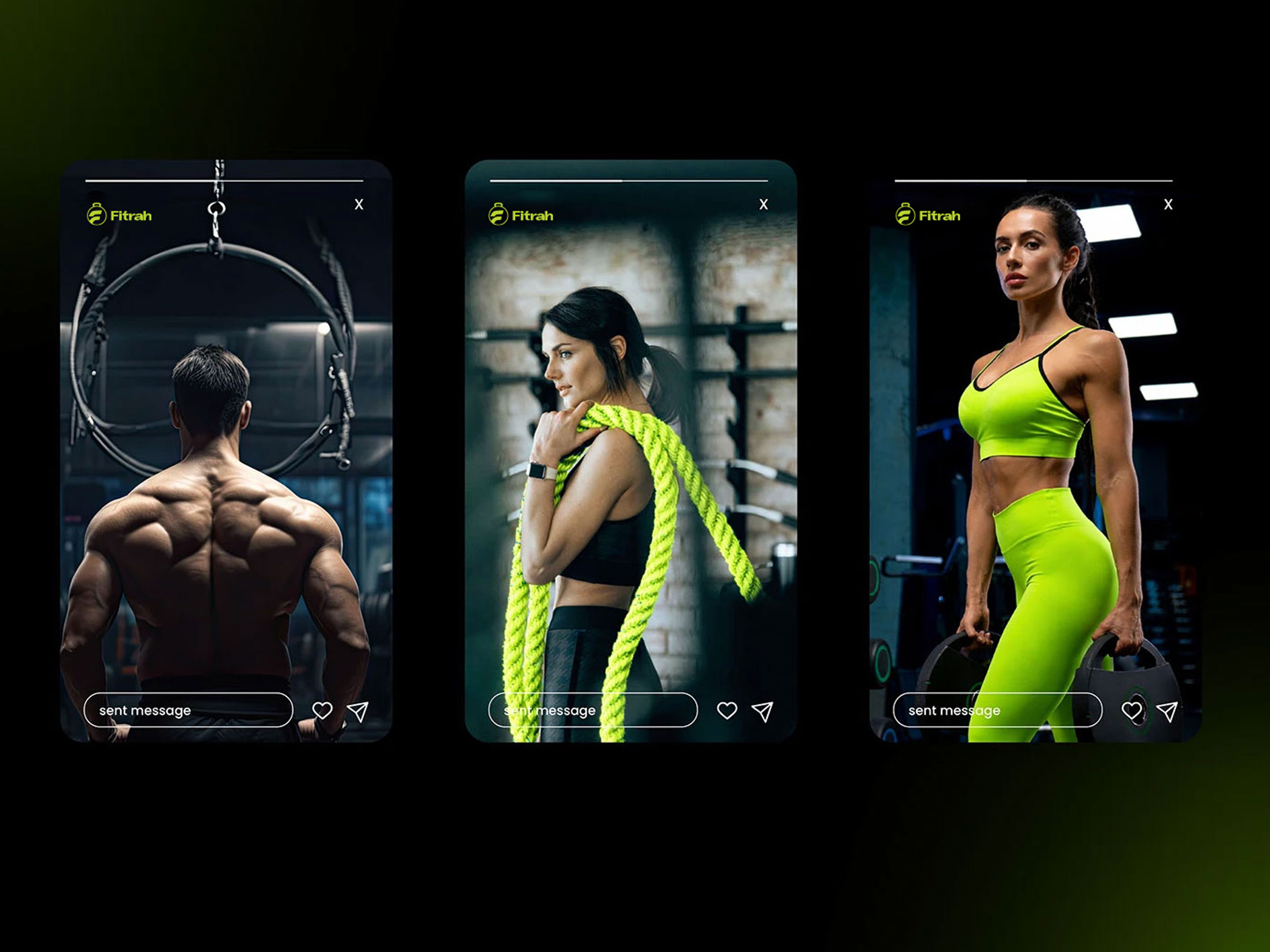 Example of Fitness Logo Identity Design