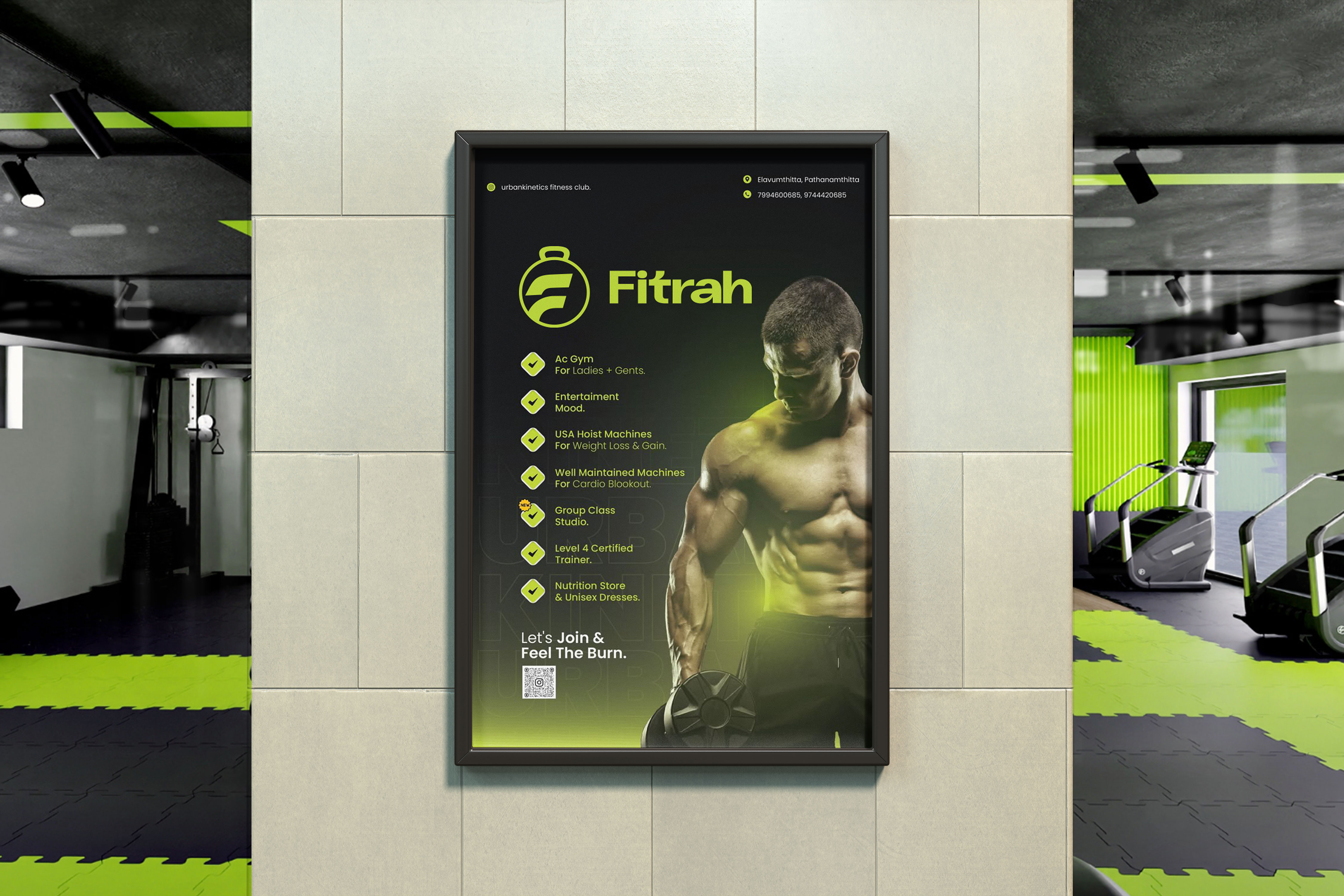 Example of Fitness Logo Identity Design