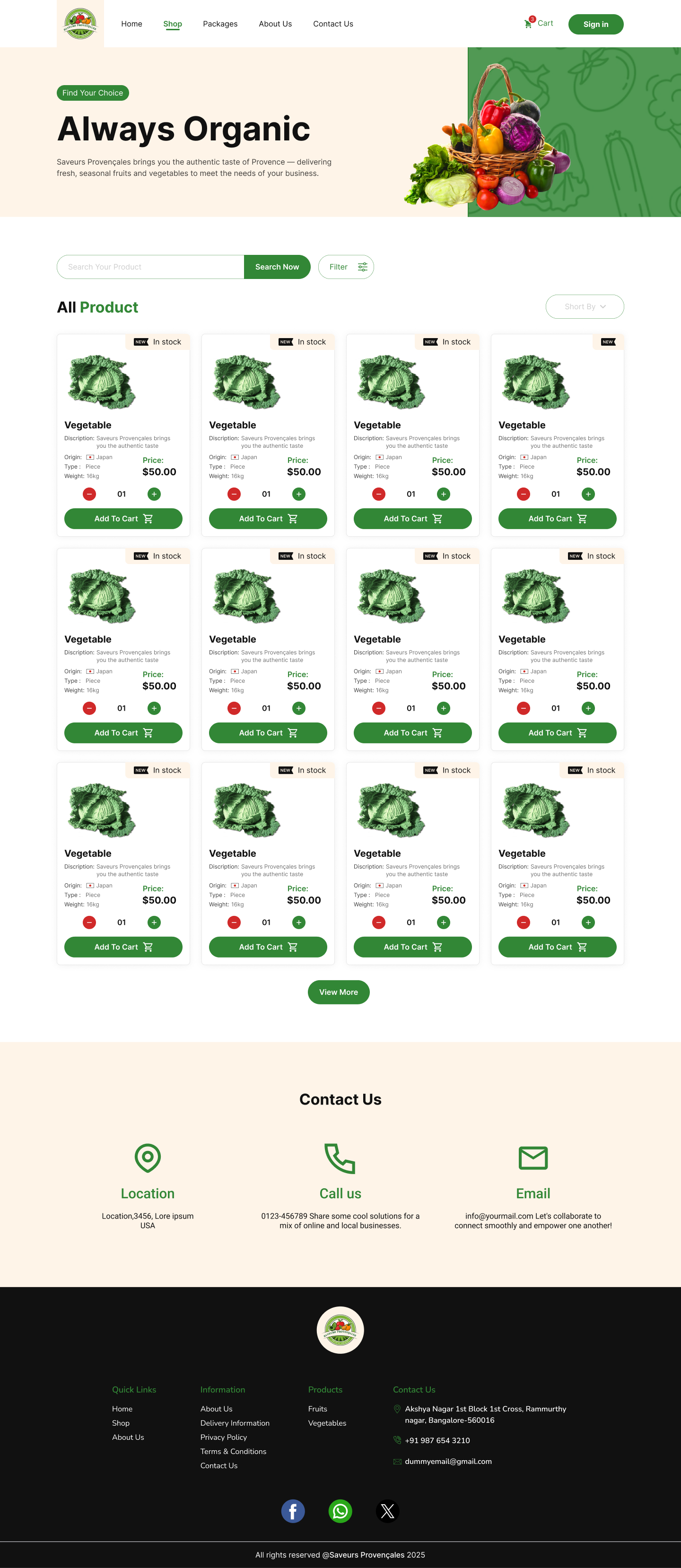 Example of Website Design
