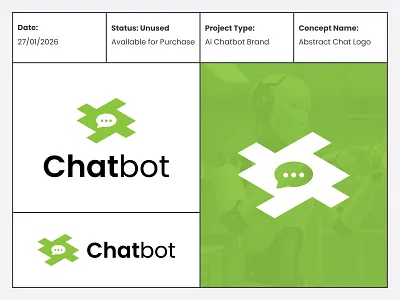 Chatbot Logo - Ai Logo, Chat Artificial intelligence Brand ai ai assist ai consultant app icon artificial intelligence bot brand mascot branding chat chat app chatbot chatbot logo graphic design icon logo logo design logo mark logo type minimal modern