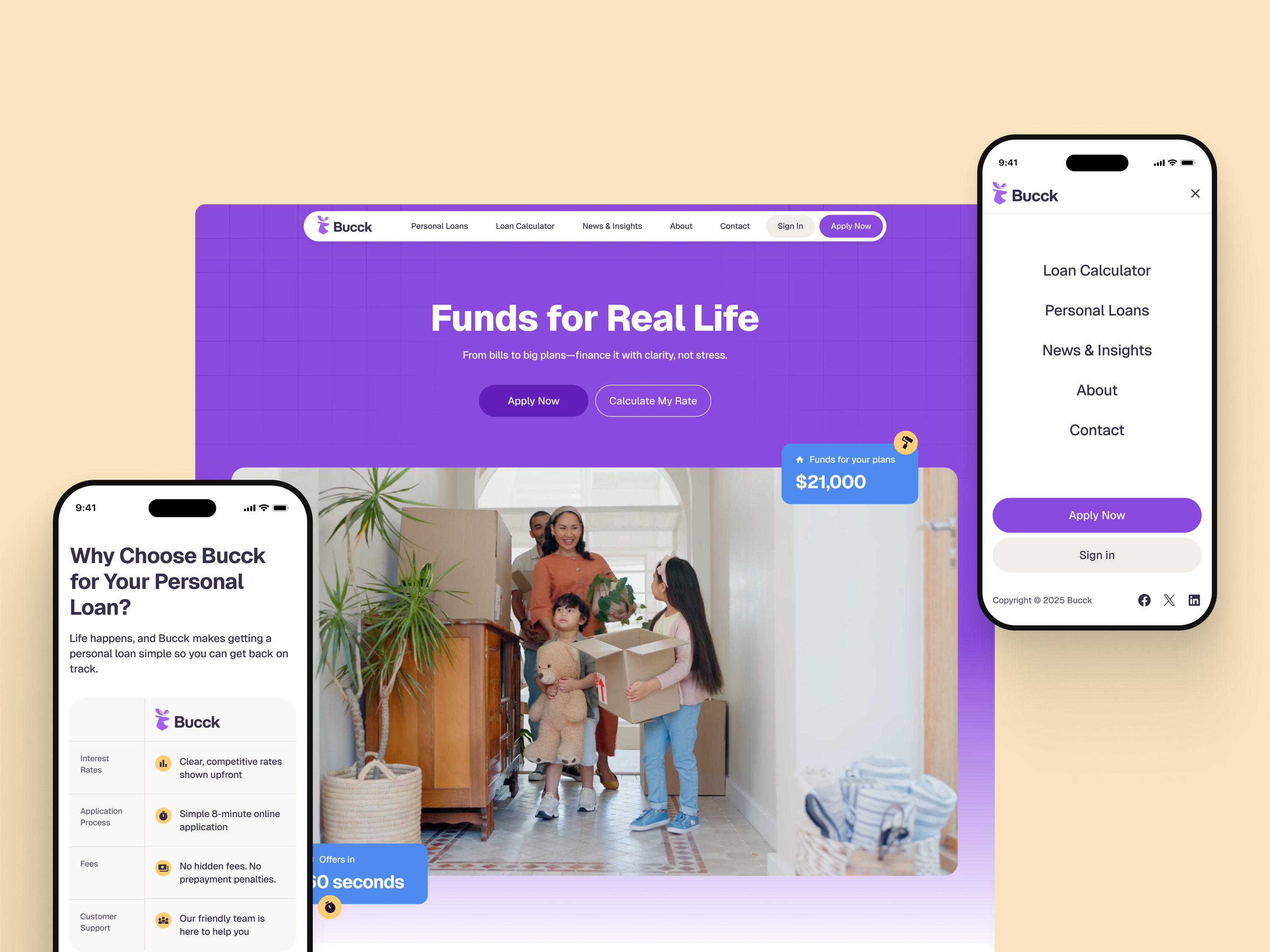 Bucck – Fintech Product Design & Development branding clean finance fintech graphic design interface landing page layout minimal modern responsive saas typography ui user experience user interface ux visual identity web design wordpress