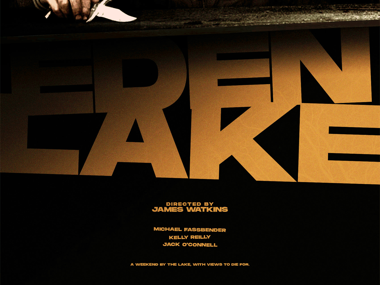 Eden Lake animation design eden lake eden lake 2008 eden lake movie eden lake movie poster eden lake movie posters graphic design horror horror art horror movies jack oconnell james watkins kelly reilly michael fassbender movie poster movie posters poster poster design posters