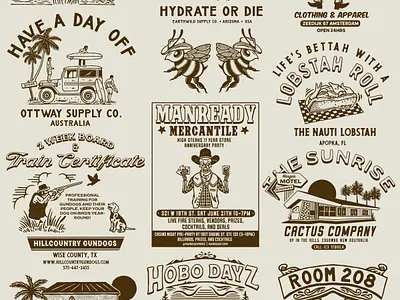 2025 RECAP DESIGN BY KAMIS WAGE artwork branding graphic design illustration recap design retro vintage design