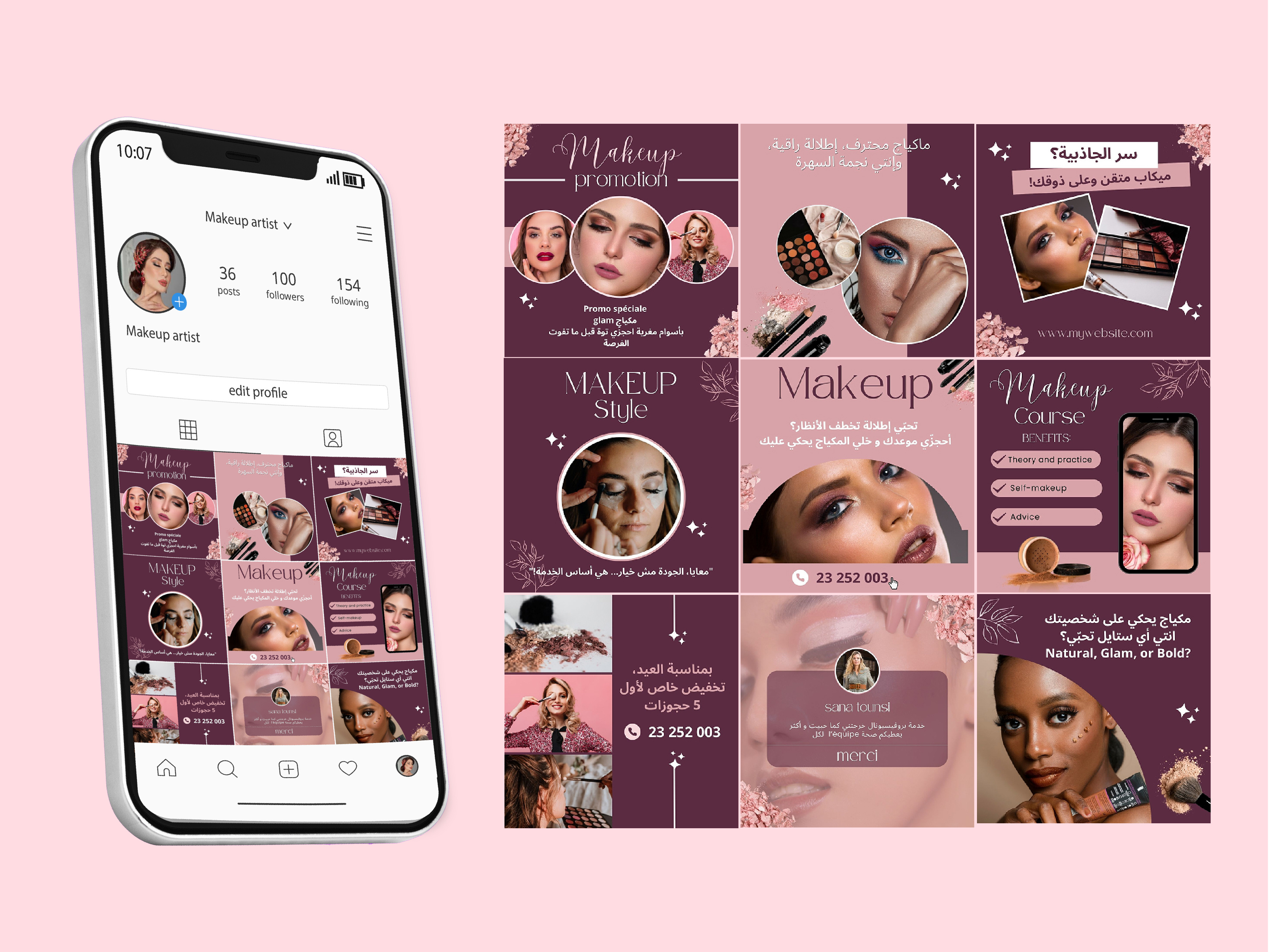 Makeup Artist instagram