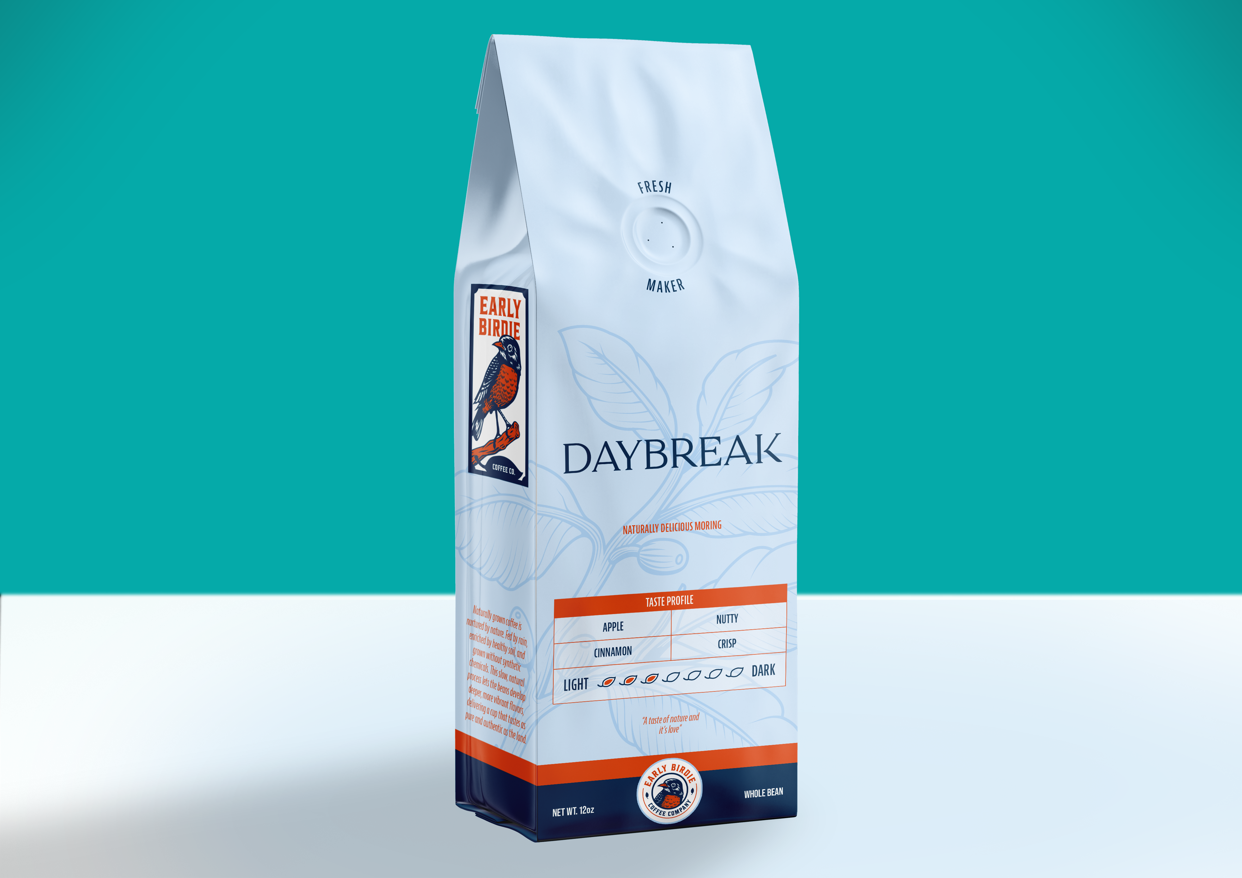 Early Birdie Coffee Package Design branding coffee daybreak design graphic design illustration illustrator logo package design packaging vector