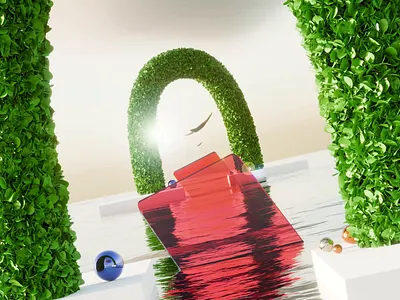 Parallax | 3D animation 3d 3d art 3d artist 3d design 3d motion animation blender blender render branding cg cgi design motion design motion graphics ocean render