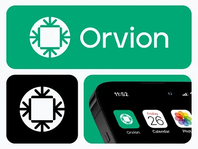 Orvion – Modern Tech & Creative Brand Identity Logo abstract logo ai logo arrow logo brand identity branding circle logo design geometric logo logo logotype modern logo saas logo software logo system logo technology logo visual identity web3 logo