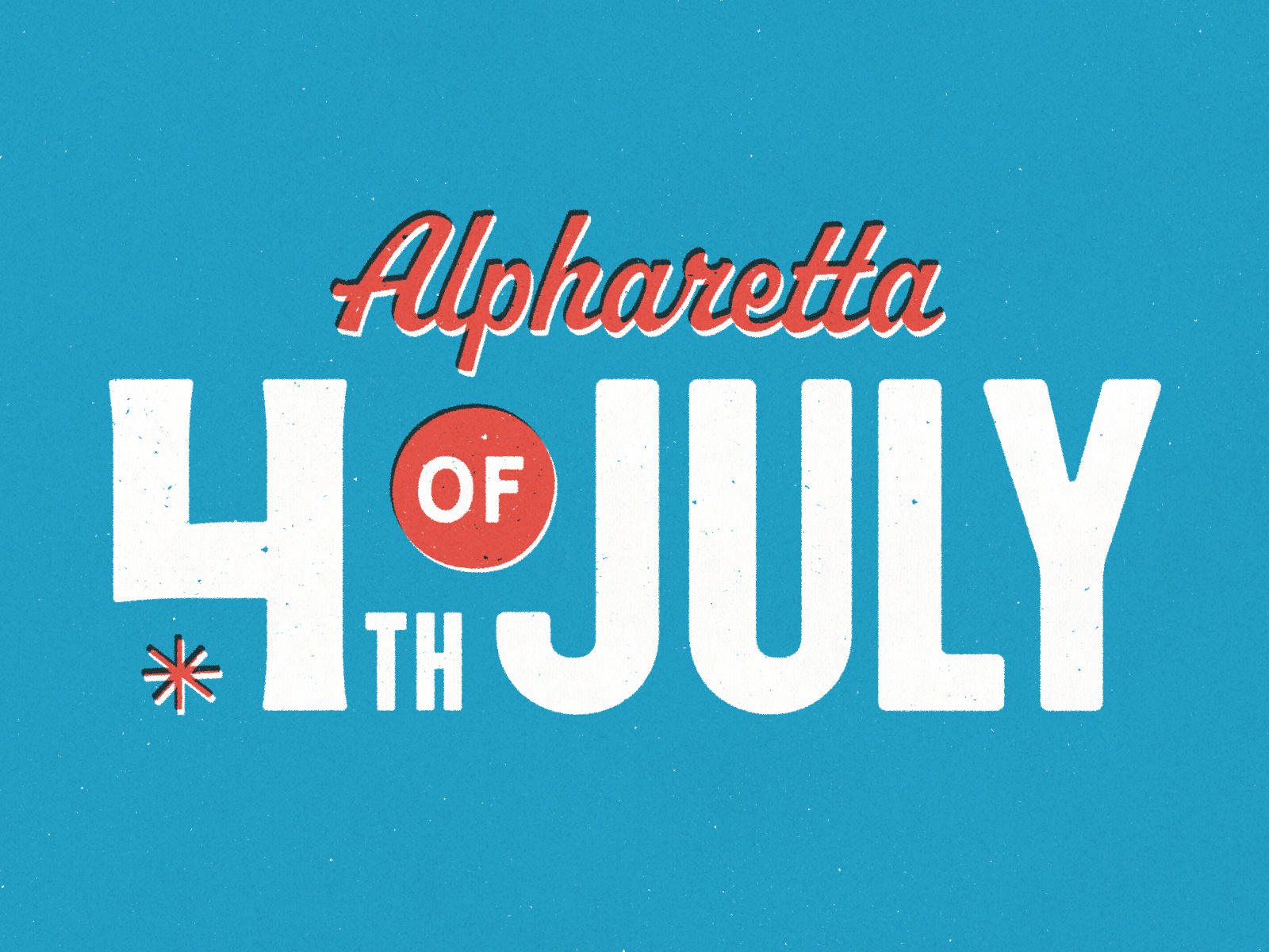 Alpharetta 4th of July - Event Branding americana event branding fourth of july sandlot