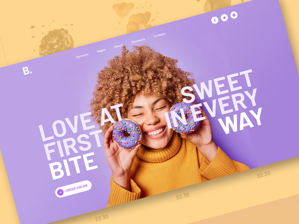 Patisserie Wordpress Theme Design cake shop figma homepage patisserie theme ui ui design wordpress