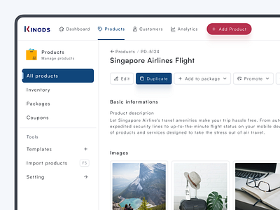 Products management detail page - Atom Kit components concept dashboard design design system detail page figma library templates ui web design