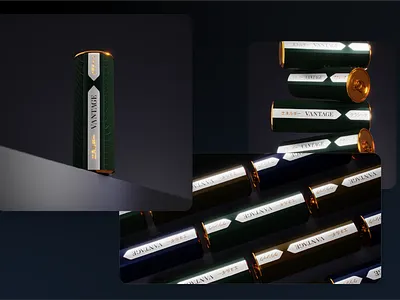 Vantage Energy - 3D Visualization 3d design 3d rendering brand design can design cgi concept design depth contrast digital craft energy drink design industrial design lighting study material study matte texture metallic finish motion ready packaging design premium design product branding product visualization visual identity