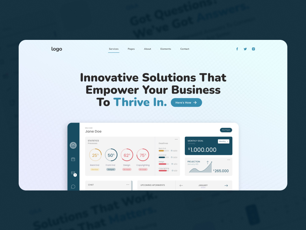 Consulting Wordpress Theme Design | UI Focused consulting homepage product theme ui uxui wordpress